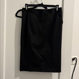 Vintage Diane Von Furstenberg Black Pencil Skirt